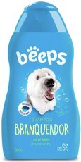 Beeps shampoo blanqueador para mascotas de pelo blanco 502ML